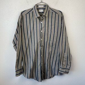 Attitude Button Down Dress Shirt Size 16 32/33 EUC